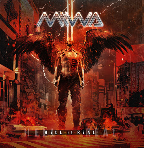 MIWA - Hell Is Real - Album Cover - Miwa - Sean Lee - Chris Slade - Billy Sheehan - Mitch Perry - Sean Elg